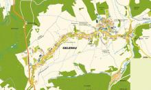 Gelenau térkép